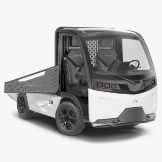 3D AYRO Vanish Electric Mini Truck Flatbed Rigged