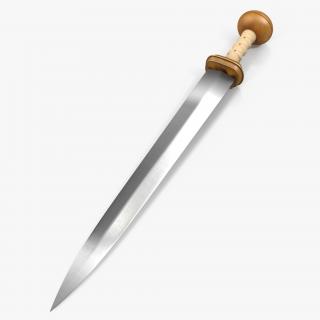 3D Roman Battle Gladius Sword