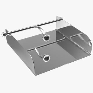 3D model Napkin Holder Stainless Steel Empty