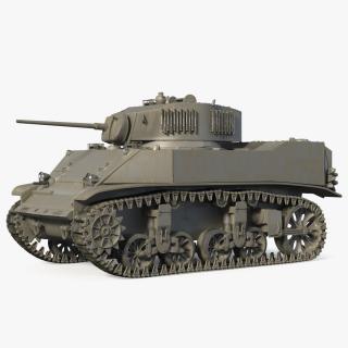 3D model M5 Stuart Light Tank