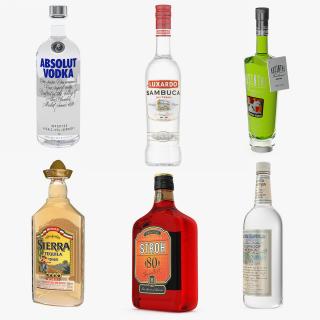 Alcoholic Drinks Collection 4 3D model