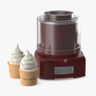 3D Ice Cream Maker Machine model