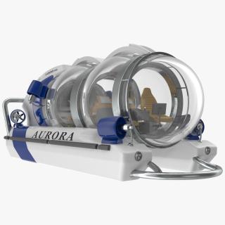 AURORA 6 Luxury Submarine Rigged 2 3D model