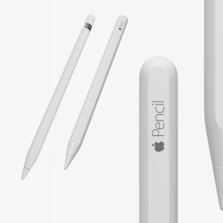 Apple Pencils Collection 3D model