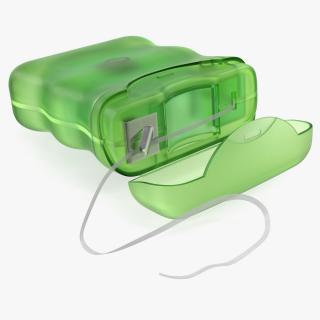 Opened Dental Floss 3D model