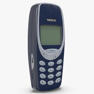 3D Mobile Phone Nokia 3310 Switched Off