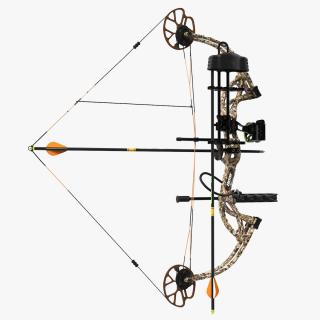 3D Armed Hunting Compound Bow Bear Cruzer G2 Camo