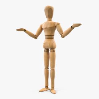 3D model Dummy Doll Surprised Pose