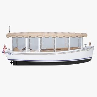 3D model Duffy 22 Bay Island Electric Boat Rigged