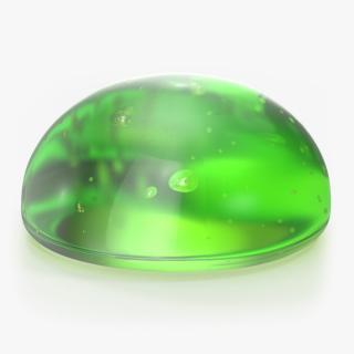 Green Gel Drop 3D model