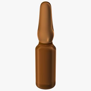 3D Medical Brown Ampoule