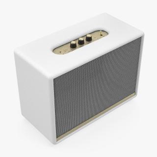 Classic Design Portable Wireless Speaker White Generic 3D model