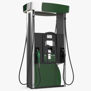 3D Gas Pump Green 3