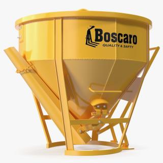 3D Construction Concrete Bucket model