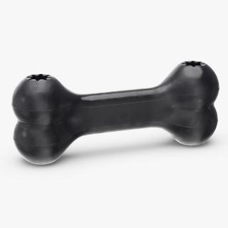 3D Bone Dog Toy Black model