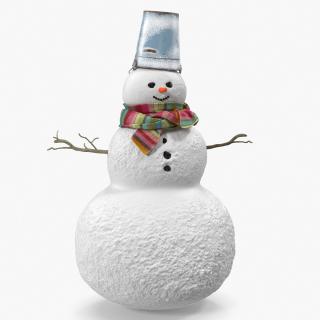 Christmas Snowman 3D