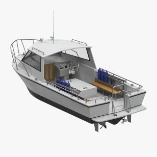 Dive Boat 3D model