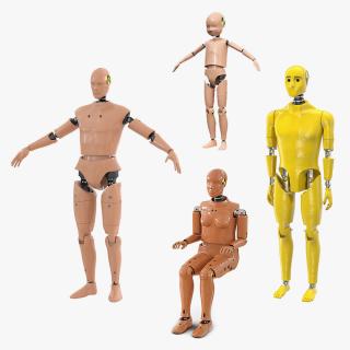 3D Crash Test Dummies Collection 4