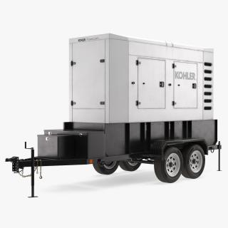 Kohler Big Mobile Generator Rigged 3D model