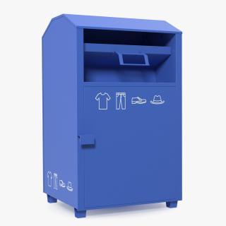 3D model Blue Drop Box Rigged