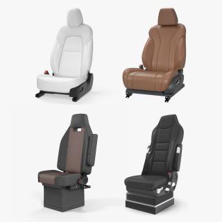 Car Driver Seats Collection 2 3D model