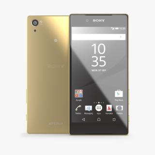 Sony Xperia Z5 Gold 3D model