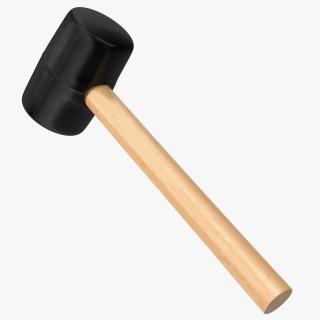 3D model Rubber Mallet Hammer