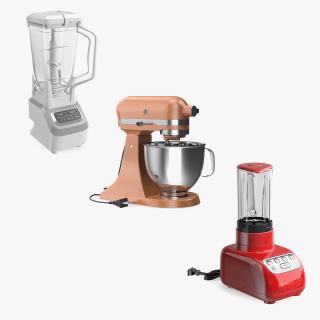 3D model Blender Mixers Collection