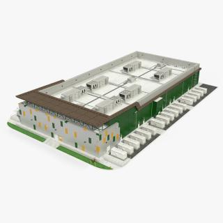 Battery Storage Power Station 3D model