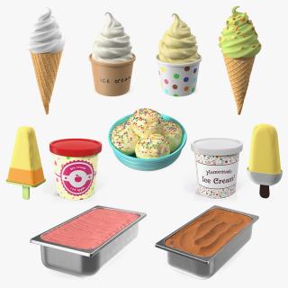 Ice Cream Collection 5 3D