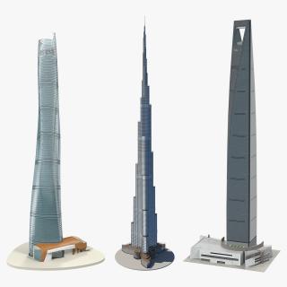 Skyscrapers 3D Models Collection 3D