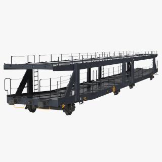 3D model Autorack Car Transporter Empty