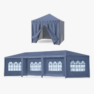 Party Tents Collection 3D