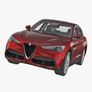 3D Alfa Romeo Stelvio 2017 model