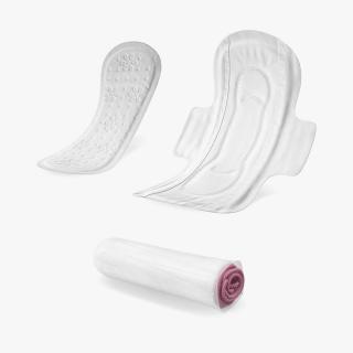 3D Feminine Hygiene Products Collection