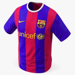 3D FC Barcelona Football Club Jersey Nike model