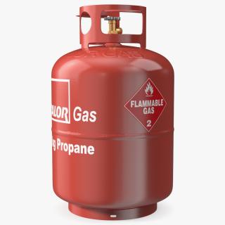 3D Propane Gas Bottle model