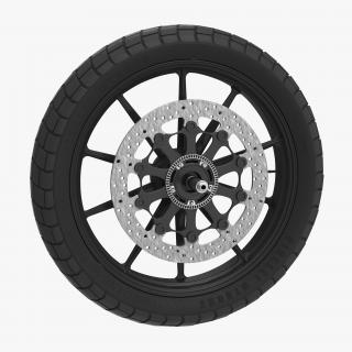 Motorcycle Front Wheel 2 3D model