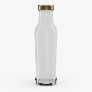 3D Glass Bottle Empty model