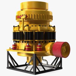 Hydraulic Cone Crusher 3D