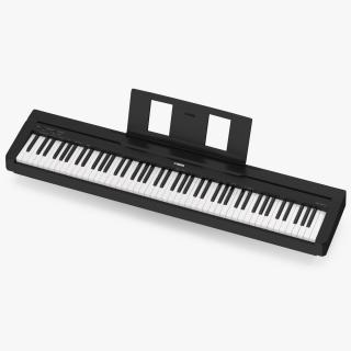 Digital Piano Yamaha P45 3D model