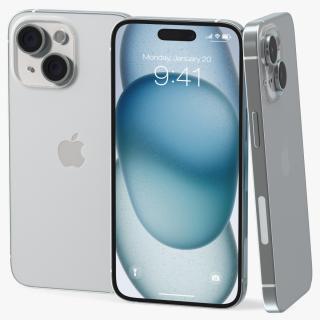 IPhone 15 Blue 3D model