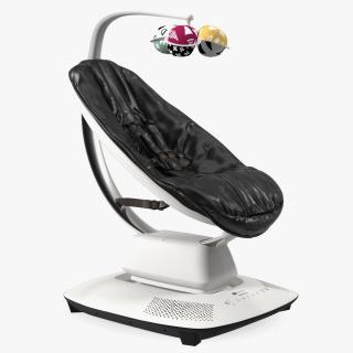 3D 4Moms MamaRoo Multi Motion Baby Swing Black model