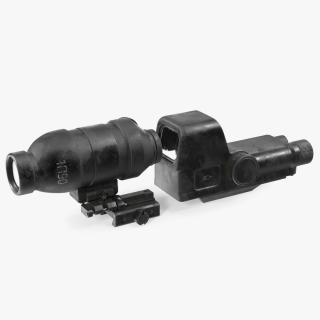 3D Shabby Optical Sight for Assault Rifle model