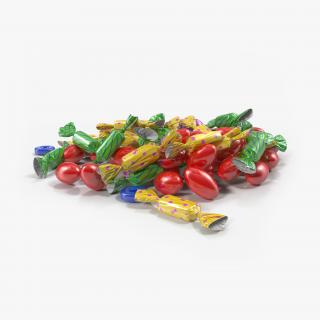 Colorful Candy Pile 3D model