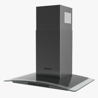 3D model Wall Mount Cooker Hood Samsung