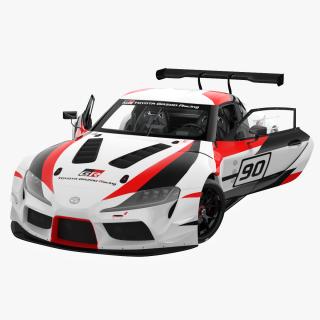 Toyota Supra GR Racing Concept Rigged 3D