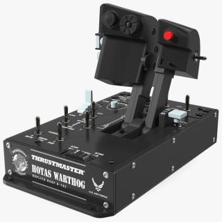 3D Thrustmaster Hotas Warthog Dual Throttles