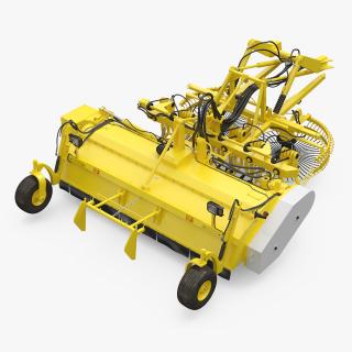 3D Beet Harvester Tool Yellow