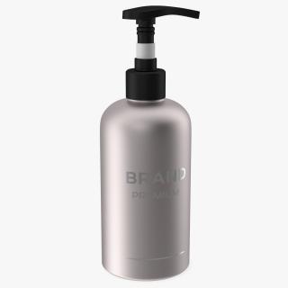 3D Black Cosmetic Pump Bottle